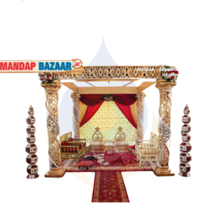 Crystal Mandap with Straight Connectors