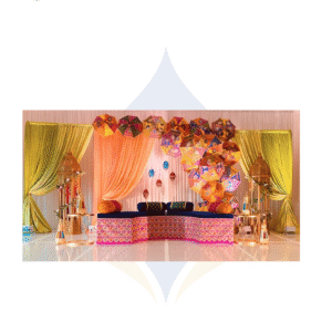 Half Round Mehndi Sofa