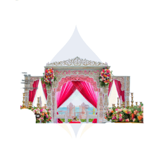 Jodha Akbar White and Gold Mandap