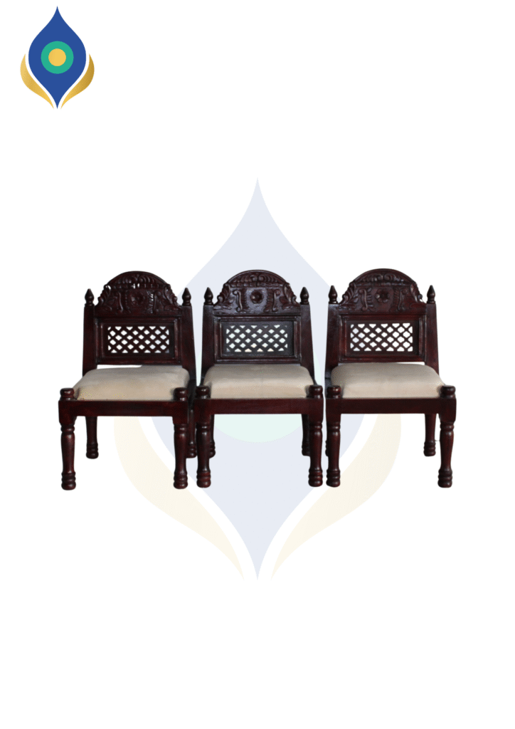 Wooden Mandap Chair Set