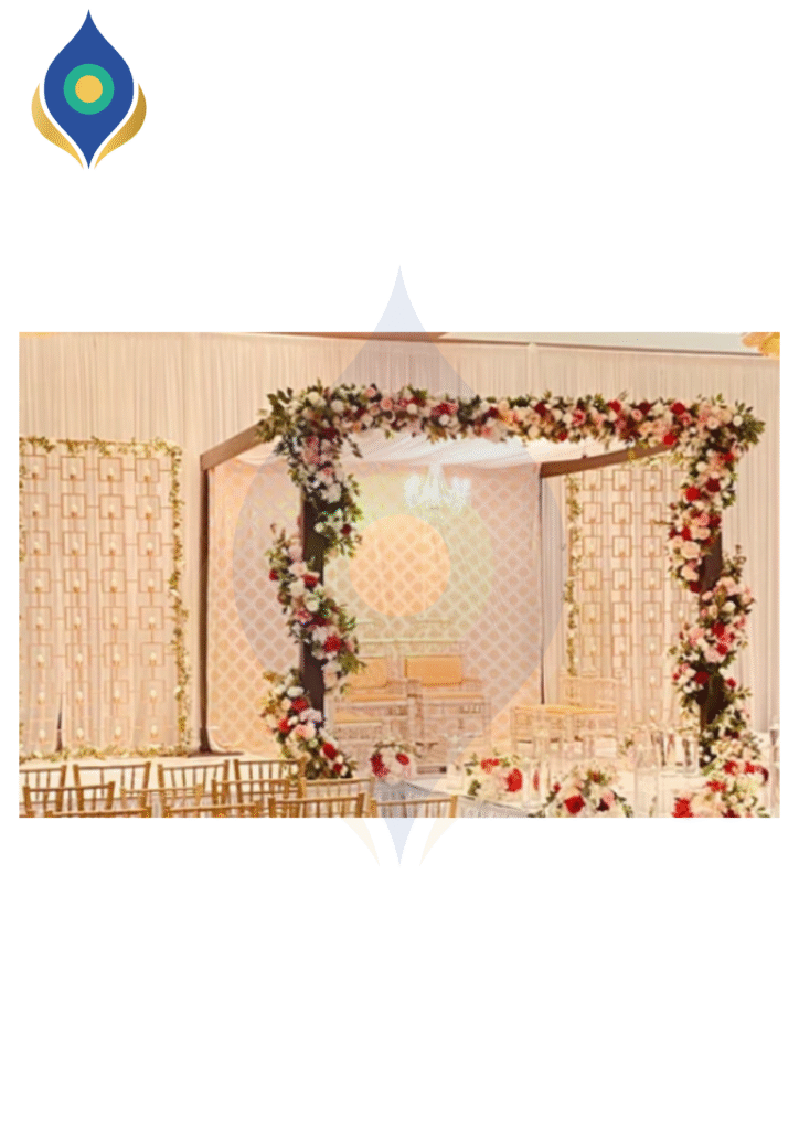 Slim Wooden Mandap