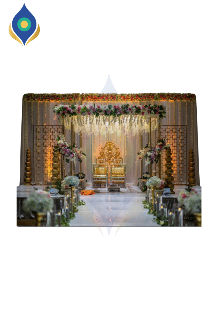 Simple Metal Mandap