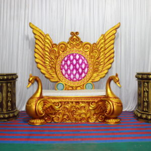 South Indian Peacock Back Sofa