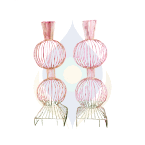 Double Round Pipe Centre Piece