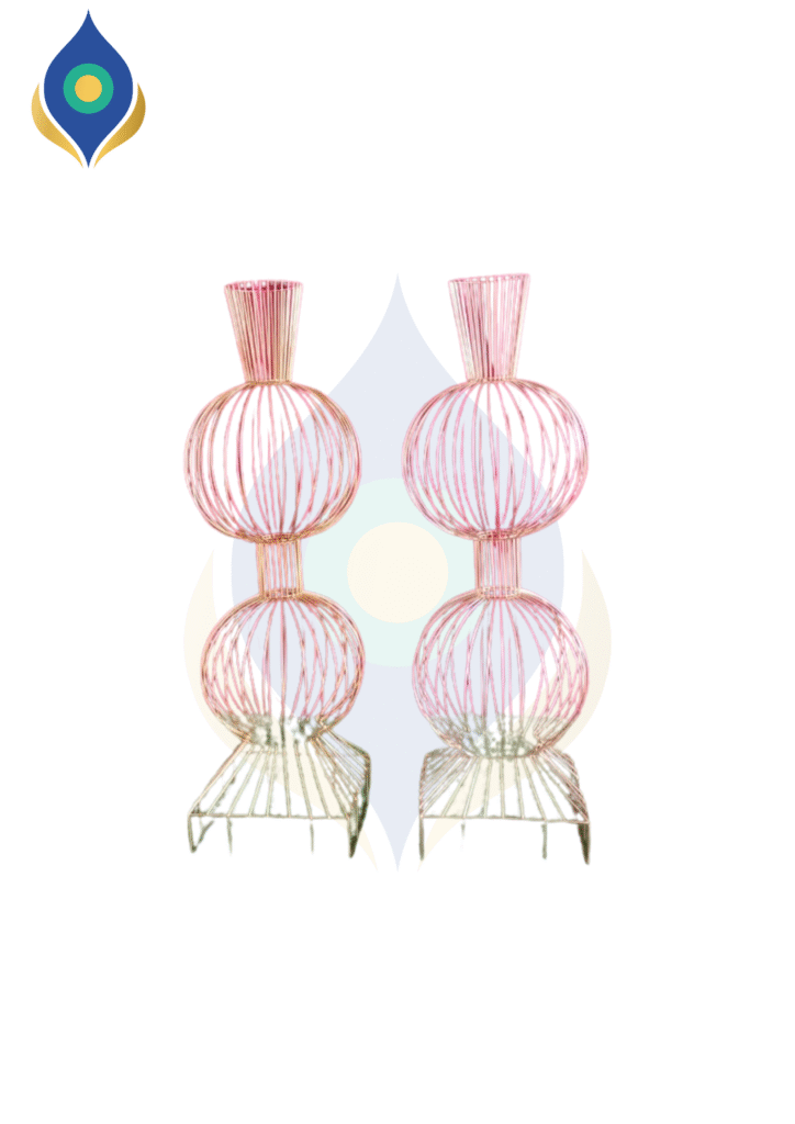 Double Round Pipe Centre Piece