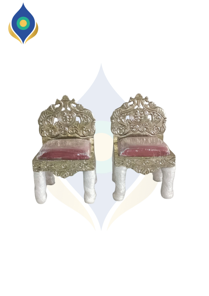 German Silver Wedding Chair Small