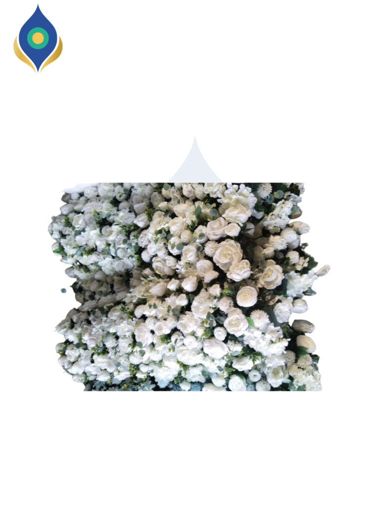 White Flower Panel